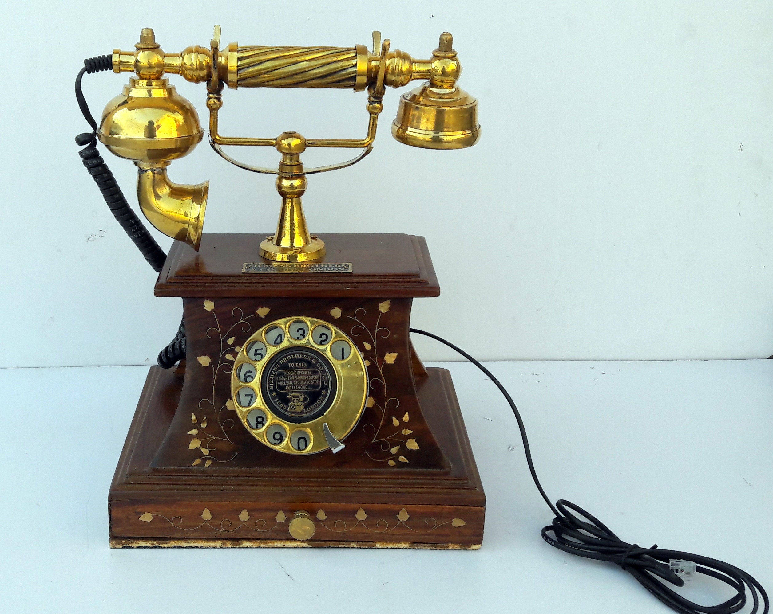 NEW Antique Look Brass Bell Desk Victorian Hotel Home Decor Decoration Gift