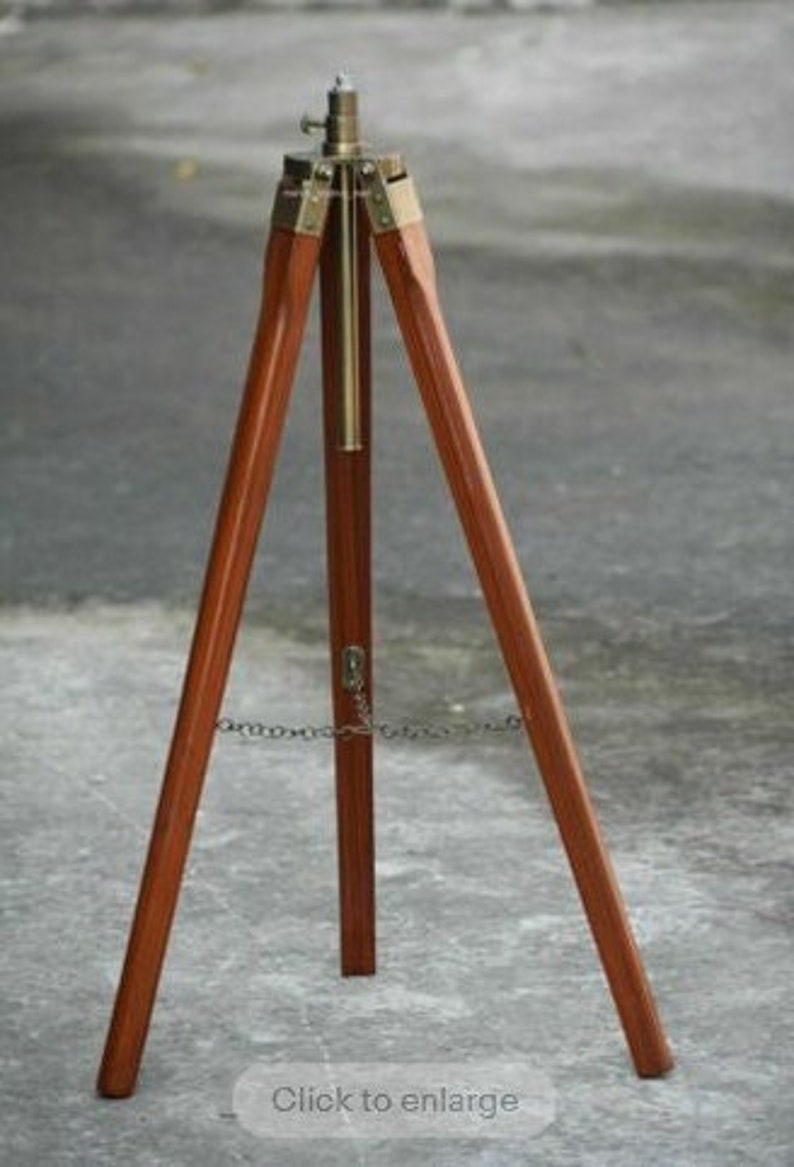 Nautical Tripod Floor Lamp Stand Wood Antique Lamp for Home Etsy