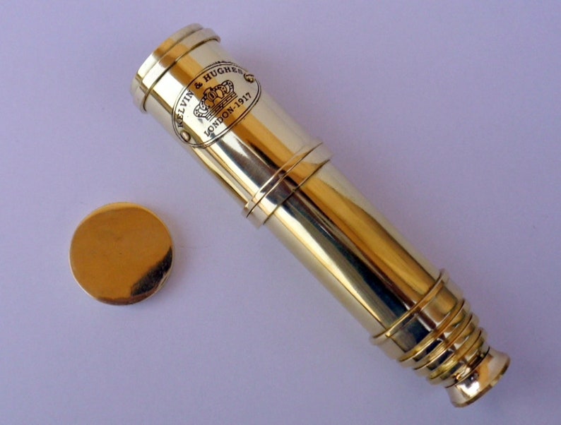 16 INCH TELESCOPE MARINE NAUTICAL ANTIQUE BRASS PIRATE SPYGLASS VINTAGE SCOPE