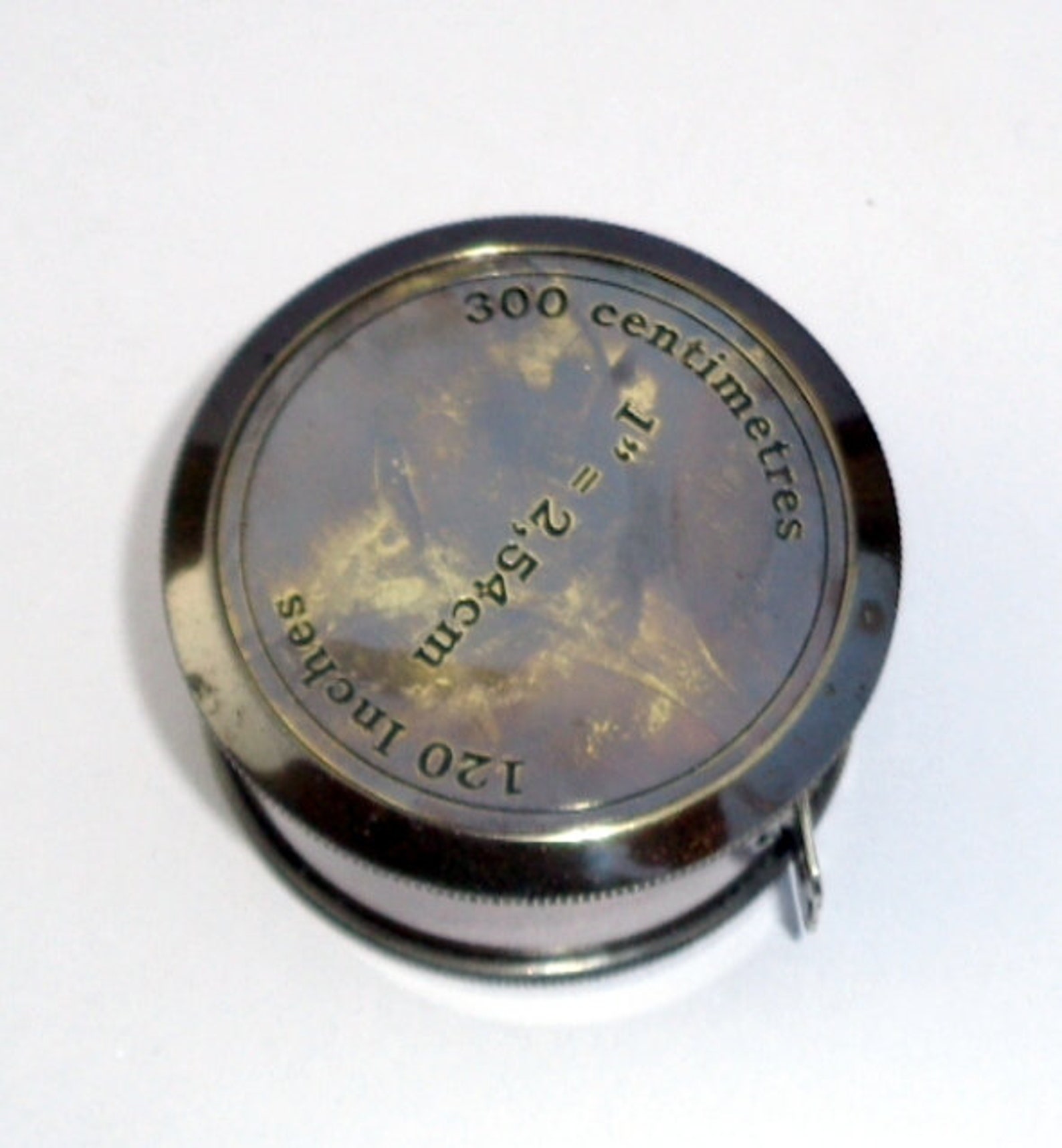 Brass Antique Flate Measuring Tape Measure Vintage Victorian Etsy