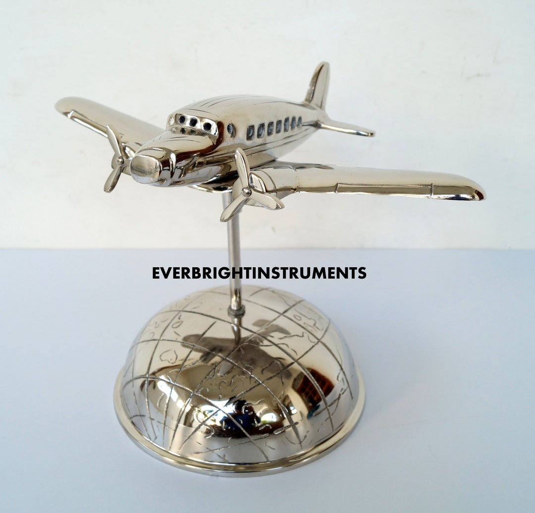 Premium Diecast Fighter Plane Model Desktop Decor For Cafe main image 1