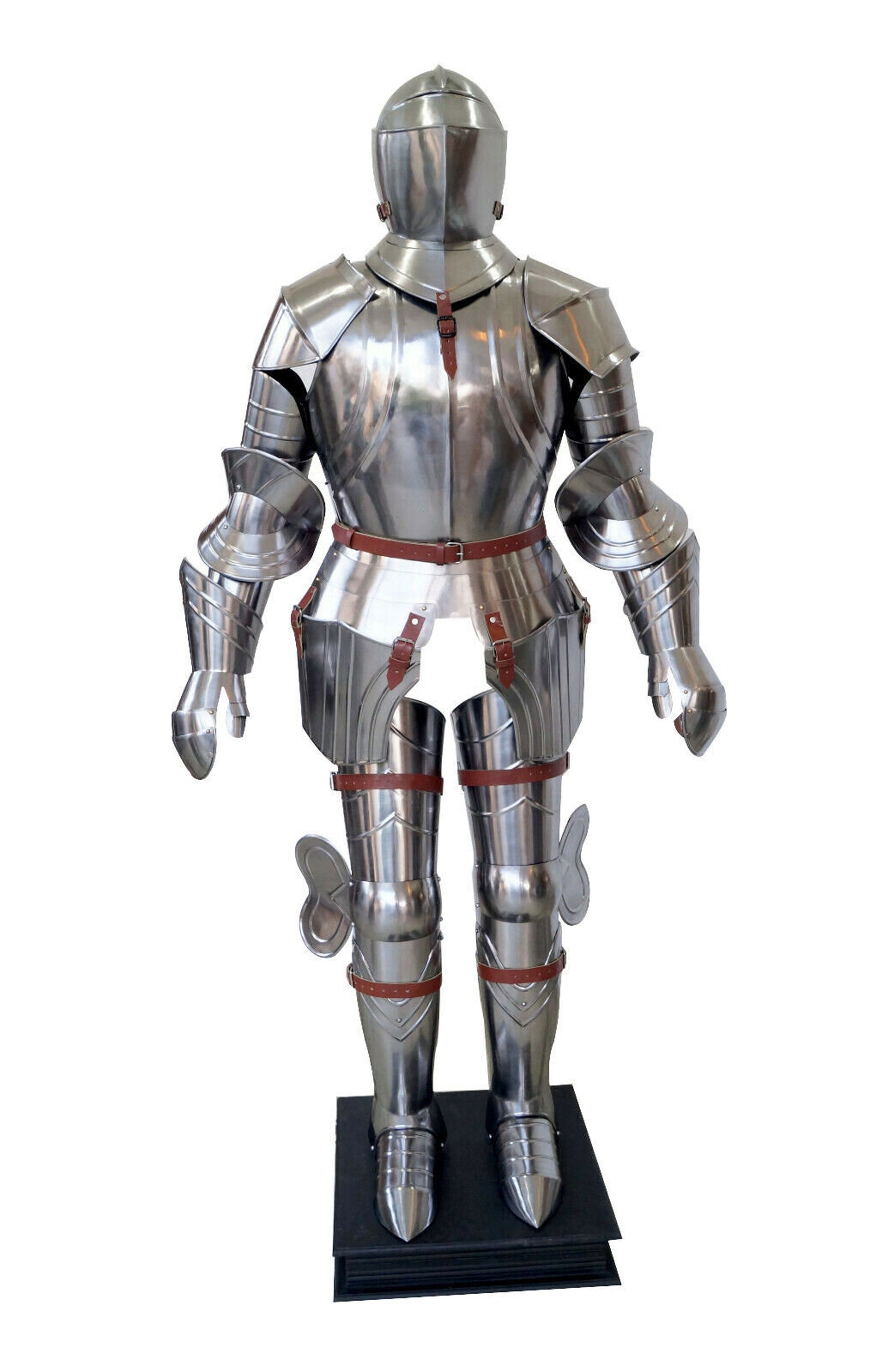 Medieval Crusader Suit of Armor 17th Century Combat Full Body Etsy