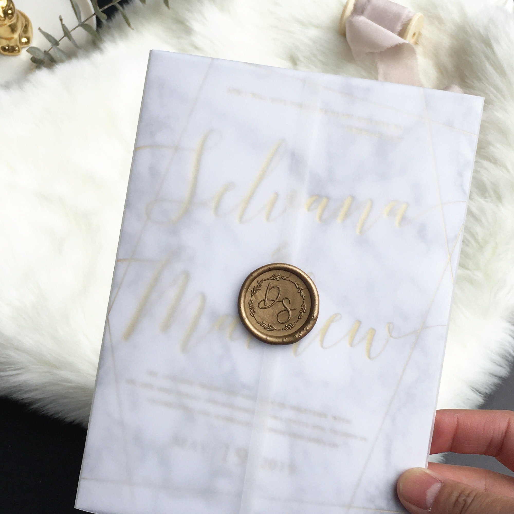 Plain Vellum Sleeve for 5x7 Invitation Vellum Wrap Vellum Etsy