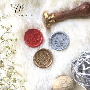 Custom Wax Stamp - Custom Wax Seal - Personalized Wax Stamp - Wax Label - Wax Stickers - Wax Glue Sticks