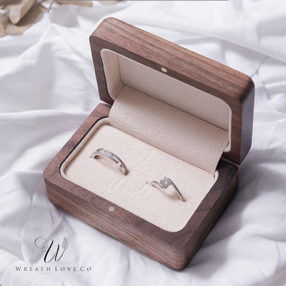 Buy Steel Blue Hexagon Velvet Ring Box in Single/double Slots Engagement &  Wedding Ring Boxes, Keepsake, Premium/ Luxurious Ring Holder Online in  India - Etsy