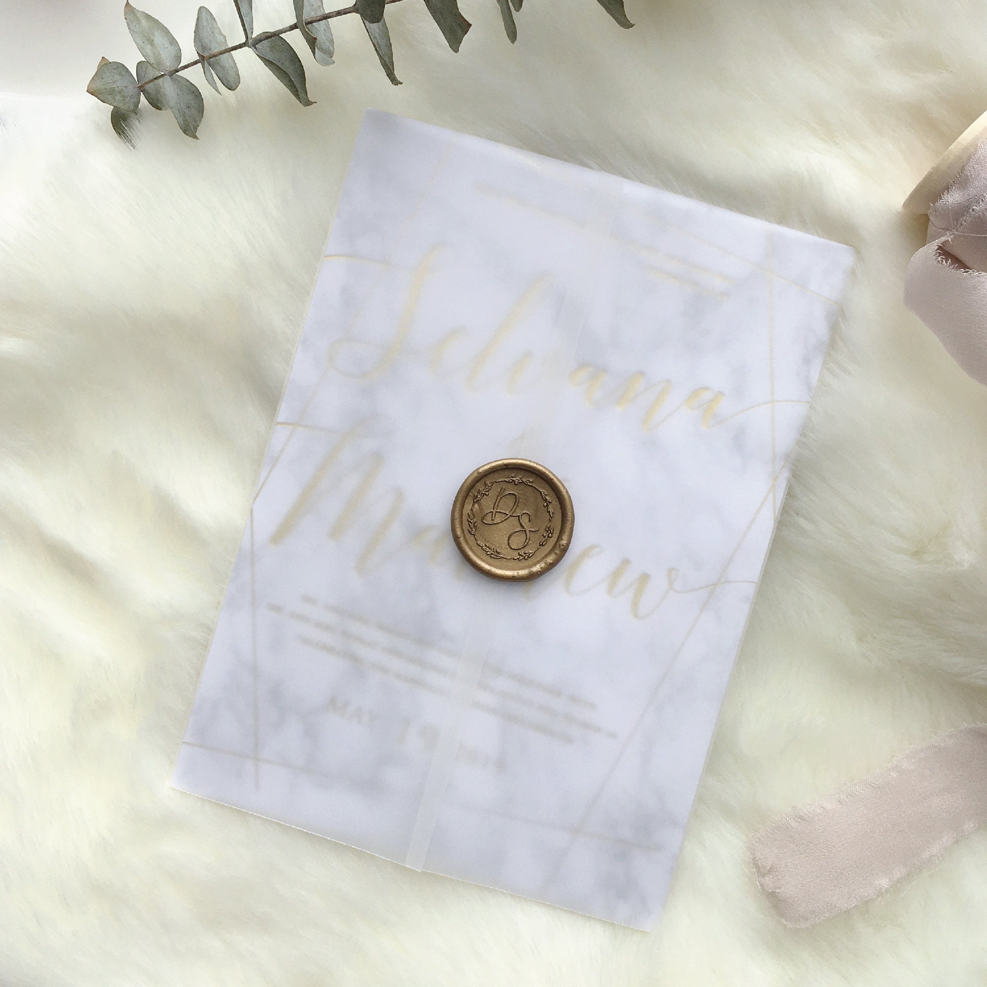 Plain Vellum Sleeve for 5x7 Invitation Vellum Wrap Vellum Etsy