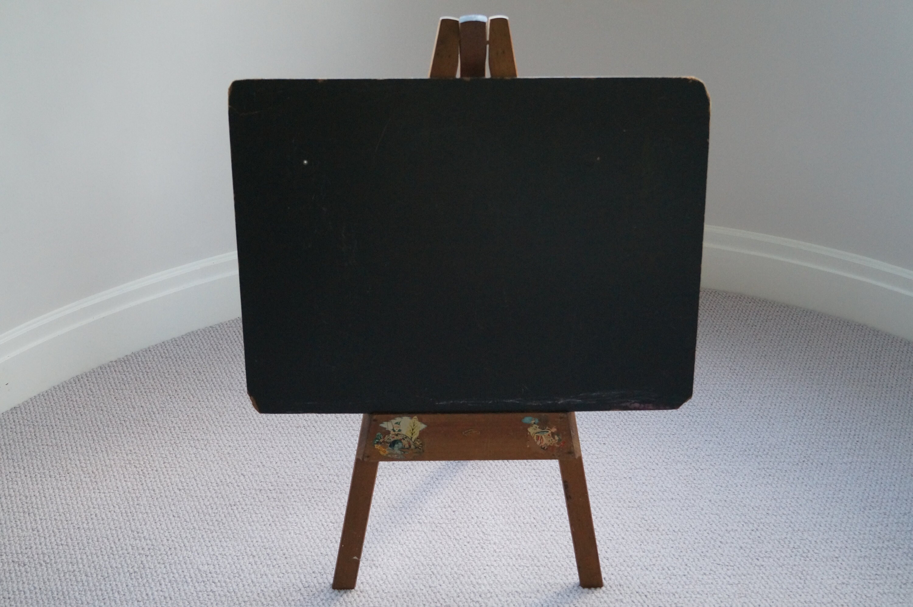 Vintage Easel and Blackboard Childs Playroom Mid Century Etsy