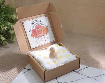 Pregnancy Announcement Box, Baby Reveal Gift for Grandparents & Family, Unique Custom Announce