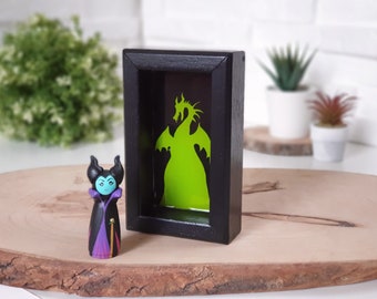 Maleficent Doll Hanging Wall Art Decor Ornament, Sleeping Beauty Disney Collectibles Toys