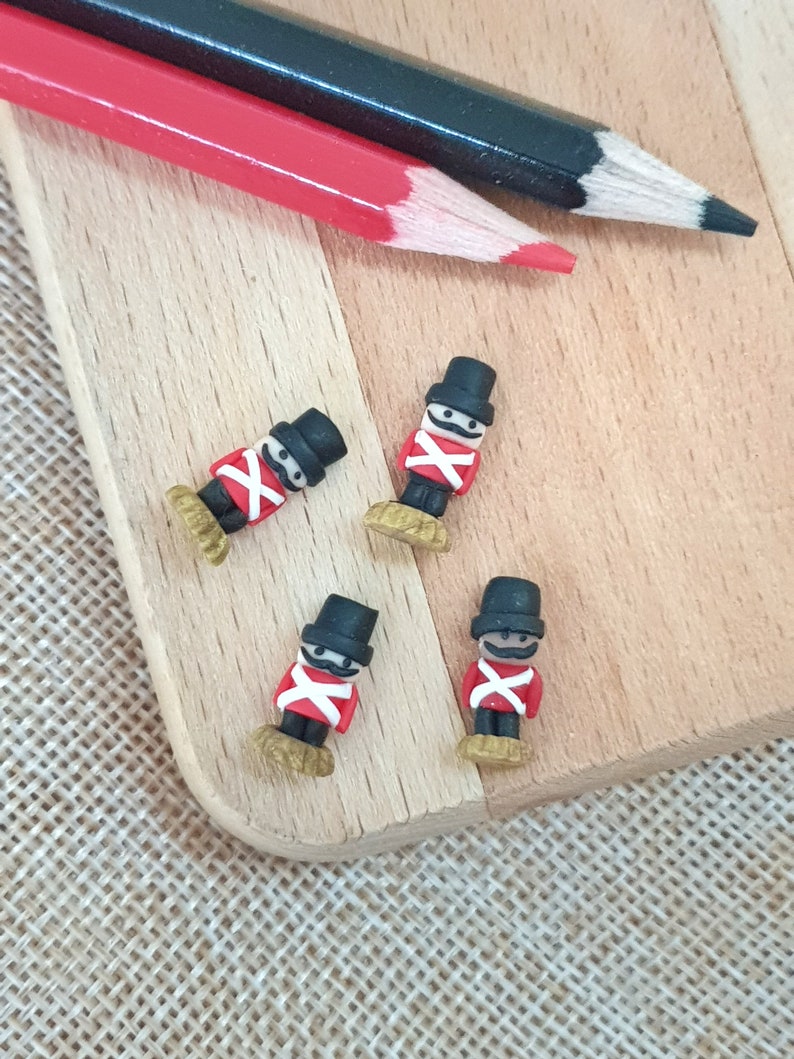 Miniature Nutcracker Mini Toys for Christmas Dollhouse Home Etsy