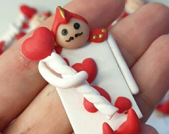 Queen of Hearts Playing Card Soldier Miniature Figurine, Gift for Alice in Wonderland Fan, Nursery Shelf Decor, Fairy Garden Terrarium Decor