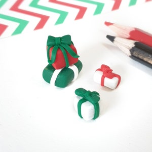 Miniature Gift Box, Mini Christmas Presents for Dollhouse Decor, 1:12 Scale Xmas DIY Accessory