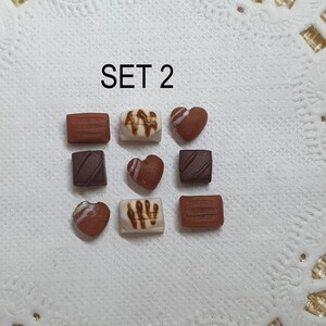 Miniature Chocolate Dollhouse Sweet Food, 1:12 Scale Doll House Mini ...