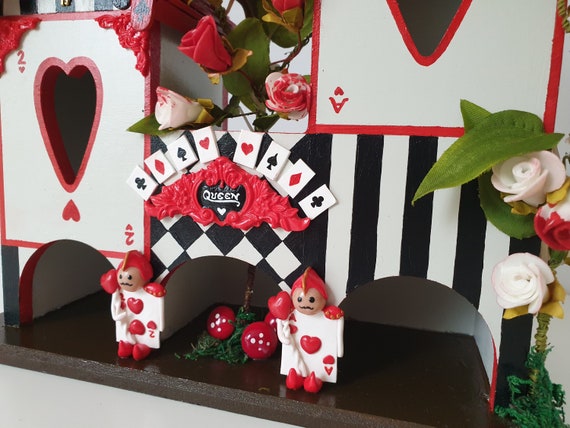 ハートの女王トランプ兵ミニチュアフィギュア、不思議の国のアリス