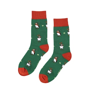 Rädda jullunnefågeln bambusockor