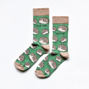 Save the Hedgehogs Bamboo Socks