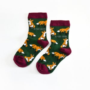 Calcetines de bambú para niños Save the Foxes