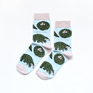 Save the Pangolins Bamboo Socks