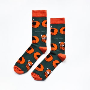 Save the Red Pandas Bamboo Socks