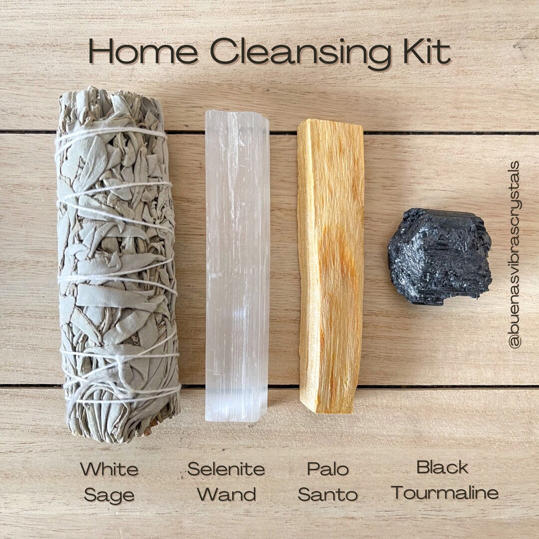 Sage Cleansing Kit Beginner Smudging Kit Best Seller Home Etsy