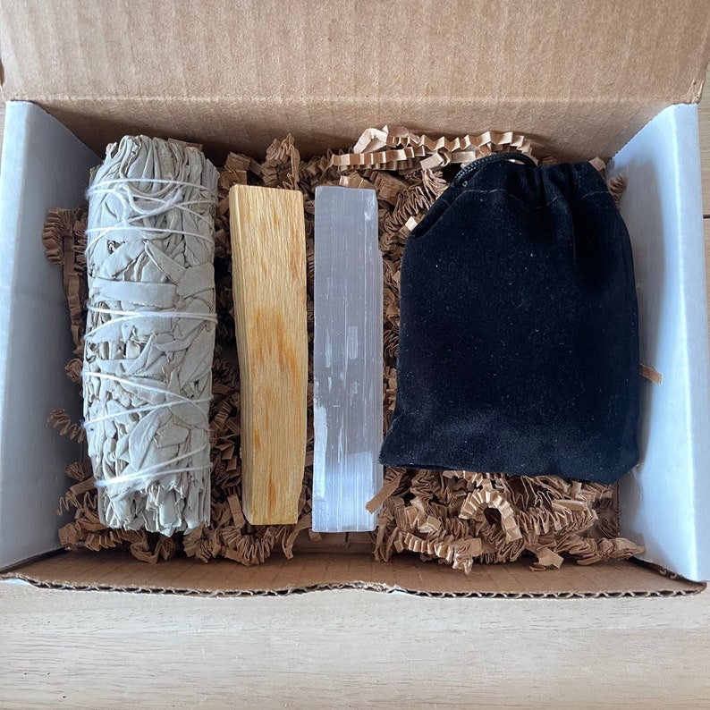 Sage Cleansing Kit Beginner Smudging Kit Best Seller Home Etsy