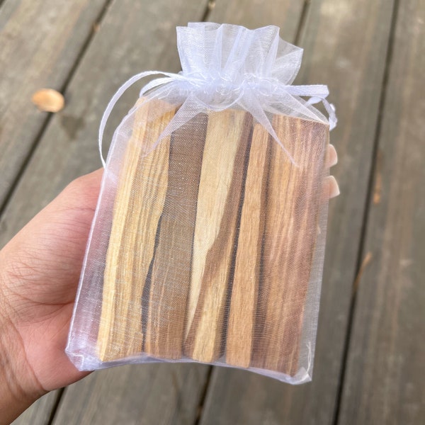 Ethically Sourced Palo Santo Incense Sticks, Positive Energy Healing Tools, Negative Energy Protection For Home Cleansing Smudge Wands