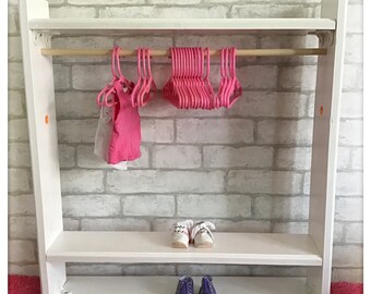 doll clothes display racks