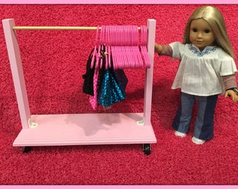 doll clothes display racks