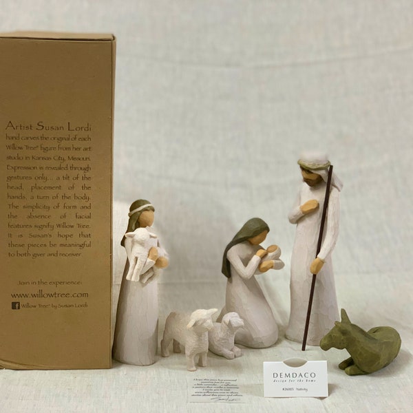 Willow Tree Creche Etsy