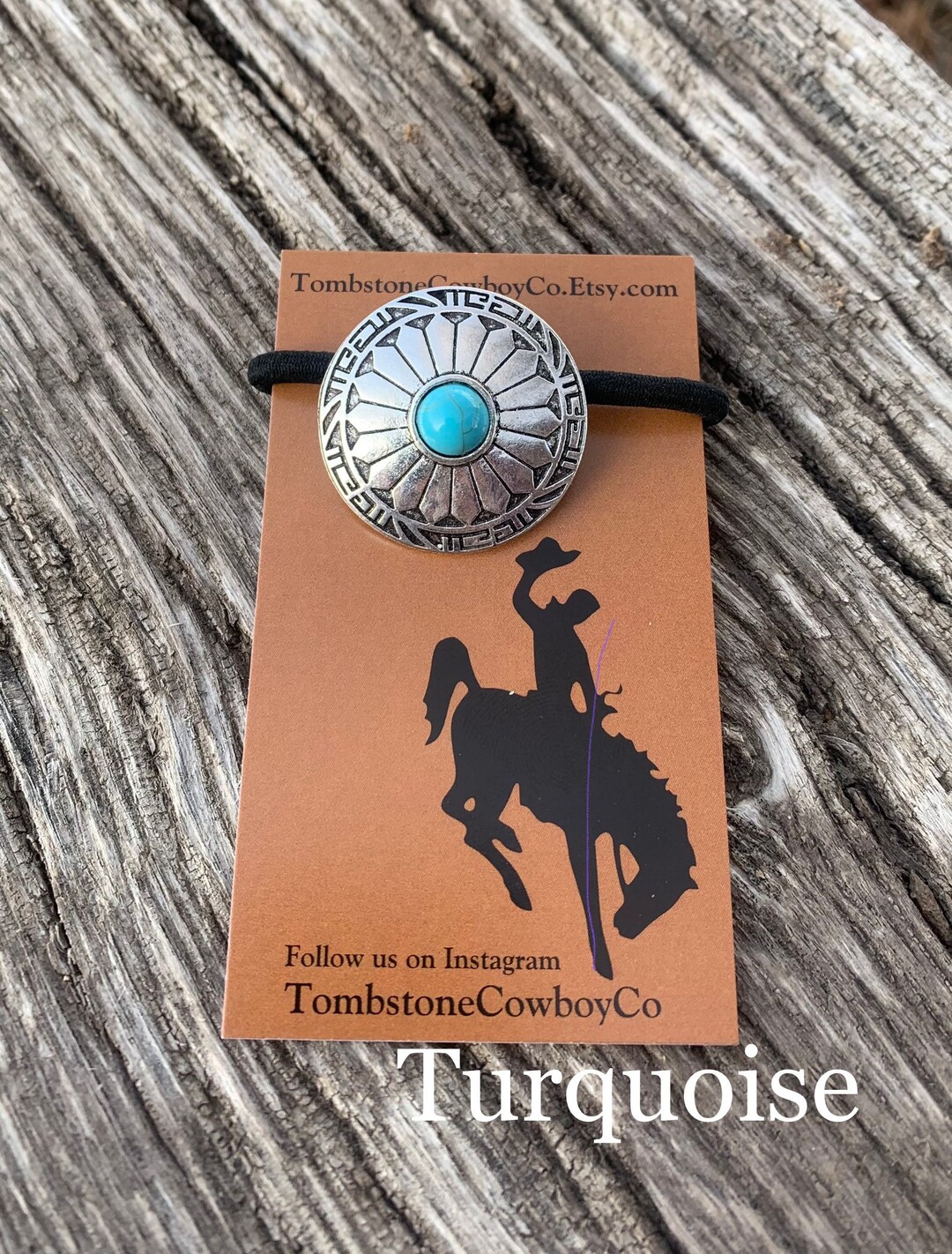 The Taya Hair Tie with Concho