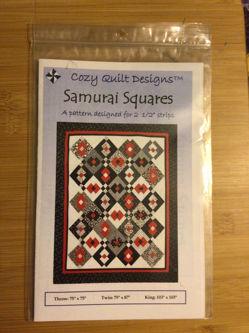 Samurai Squares by Cozy Quilt Designs