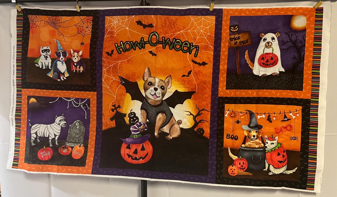 Howl O Ween by Casey Krimmel Pattern DDC8936 Michael Miller Fabric - Etsy