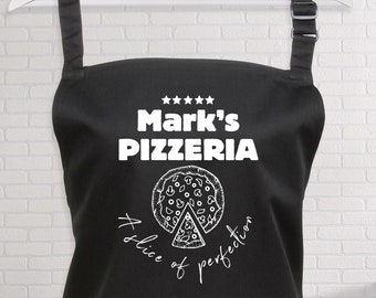 Personalised Pizza Apron / Gift for men and women / Pizzeria Kitchen Chef Apron / Dad Christmas Father's Day Birthday / Pizza Oven Apron