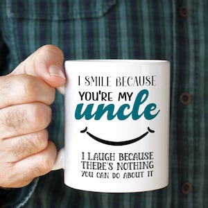 Funny uncle mug / Father&#39;s Day gift / Christmas Birthday gift for uncle / Present from nephew niece / Best uncle Ever / Stocking filler