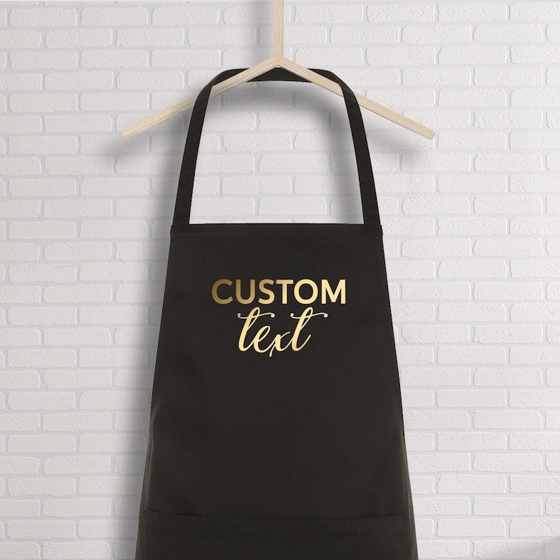 Any Text And Image Available! Personalised Kitchen Apron
