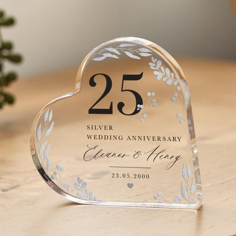 25th Wedding Anniversary Silver Holloware Gifts For Him