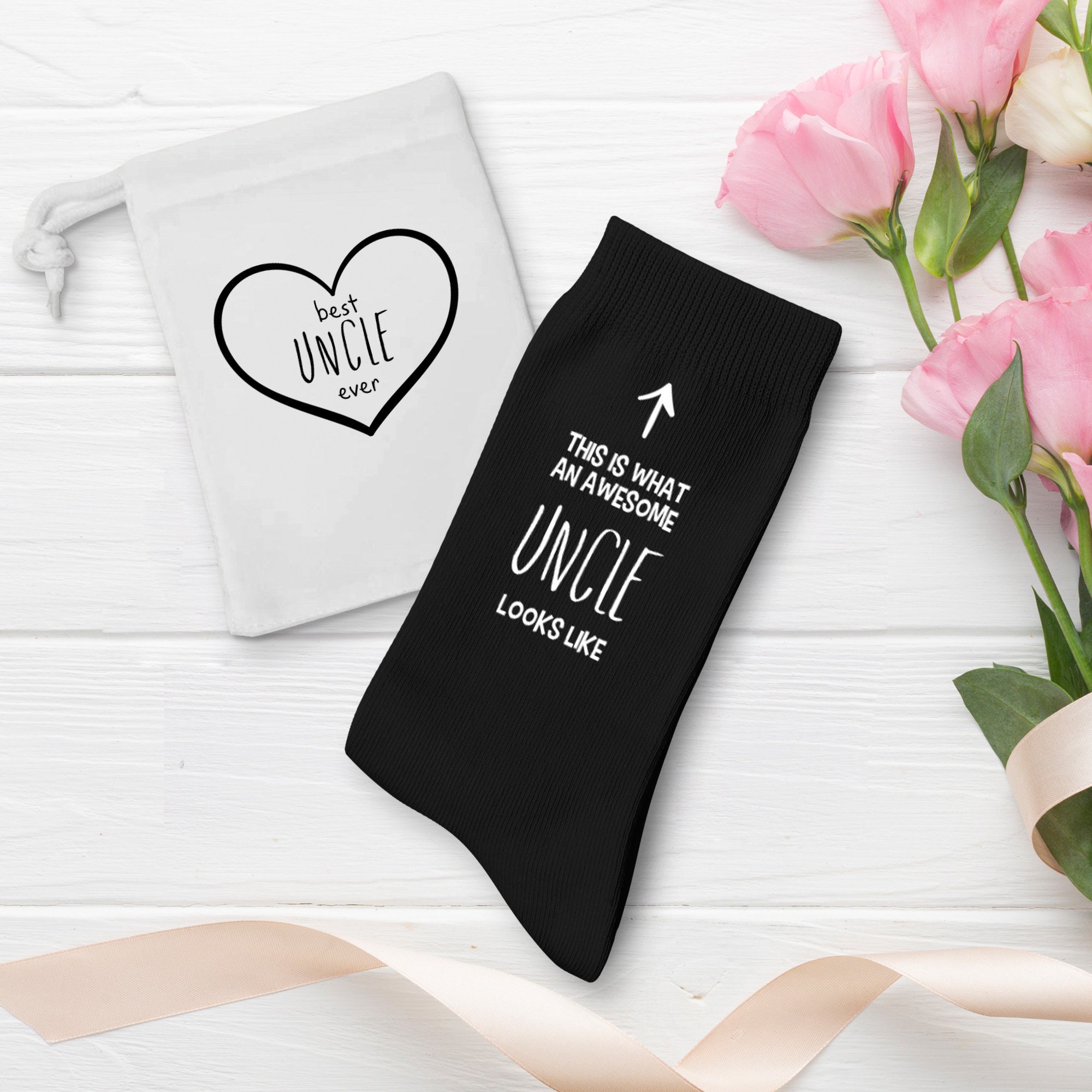 Calzini Personalizzati Per Zio - Regalo Di Compleanno - Foto 2