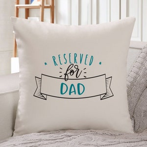 Reservado para la cubierta de cojín de papá / Regalo para papá / Regalo del Día del Padre / Funda de almohada cuadrada