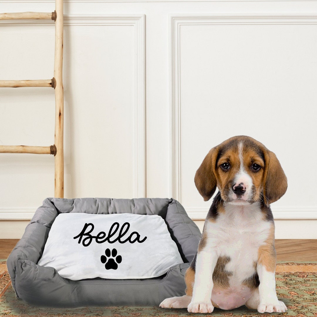 Personalised Pet Bed for Dog or Cat With Name / SMALL MEDIUM Etsy