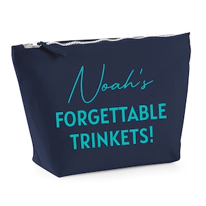 Gepersonaliseerde Funny Stuff Bag / Cadeau voor papa / Vaderdagcadeau / Charger Pouch / Kerstverjaardagscadeau hem / Kabelopslag / Cadeau voor de mens