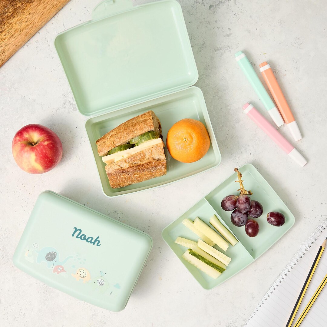 Personalised Kids Lunch Box | Back to School Bento Box for Primary Boys ...