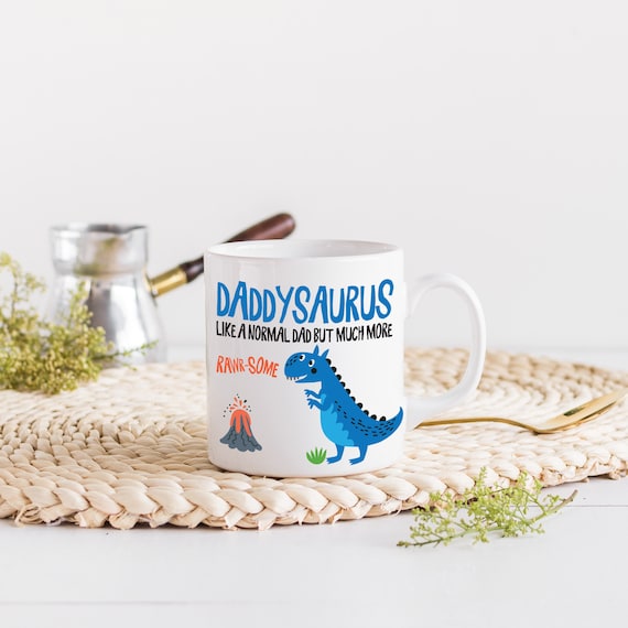 L'Esprit Des Anges Tazza regalo papà dinosauro papasaurus - originale drole divertente divertente compleanno uomo