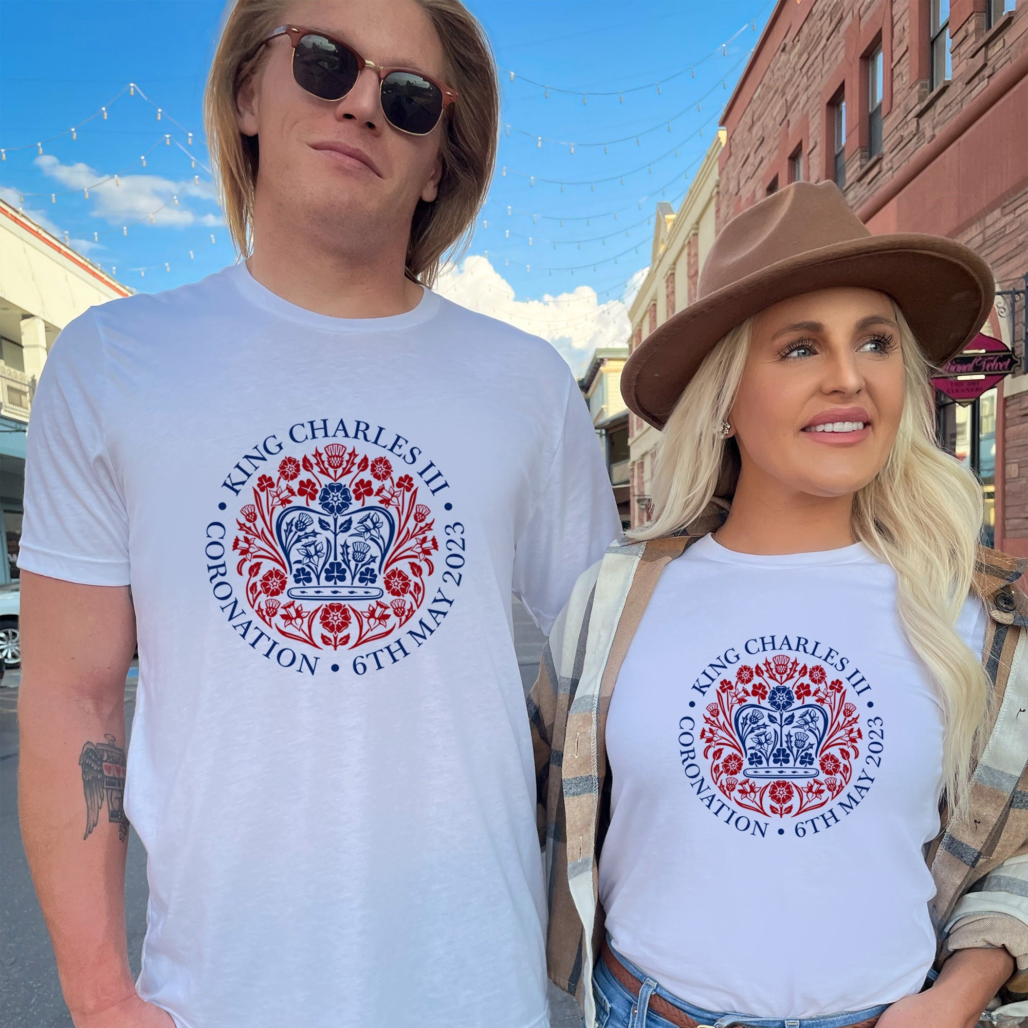 Rey Carlos III Coronación Camisetas Unisex Hombre Mujer