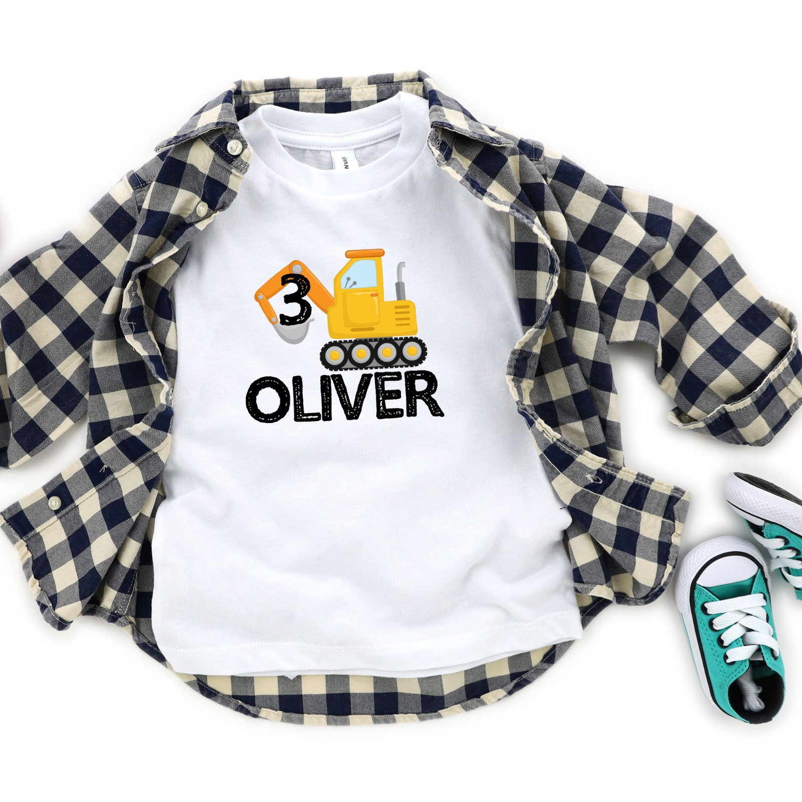 digger t shirts for toddlers
