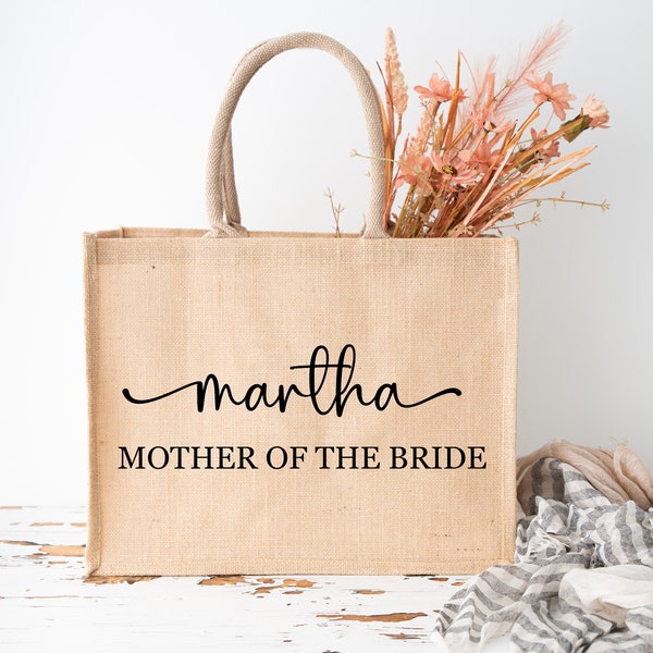 Tote Bag for the Bride Mother of The Bride Bridesmaid Maid of Honour / Wedding Gift / Bridal shower engagement gift Bride to be / Hen party