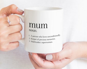 Mum Dictionary Definition mug / Cute Mother's Day Gift / Gift for mum