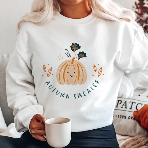 Cute Autumn Sweater Jumper / Fall Lover Birthday Gift / Present For Her / Autumn Love / Cute Sweatshirt