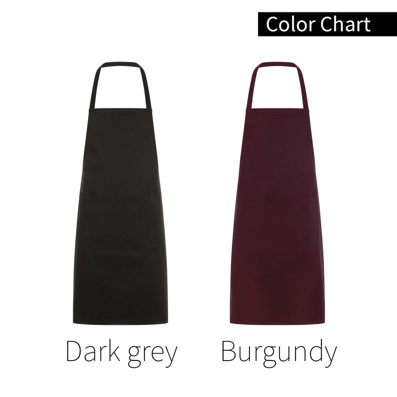 Personalised sous chef apron with name / Name kitchen apron / Etsy