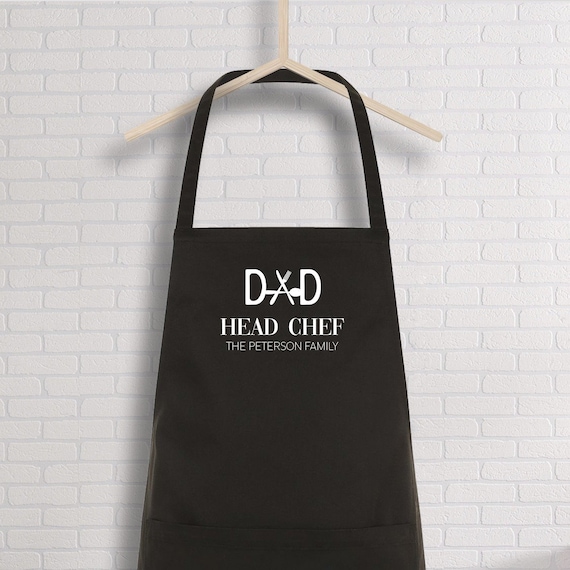 PERSONALISED GREATEST CHEF IN THE WORLD POLYESTER APRON CHRISTMAS BIRTHDAY GIFT