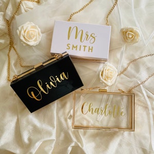 Mrs Purse / Clutch Gift for Bride to Be / Future Mrs Personalised Wedding Gift / Wedding day accessory / Bride Purse / Custom Bridal Clutch image 5